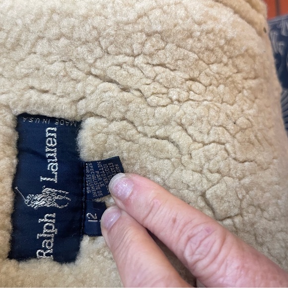 Ralph lauren real suede and shearling coat - Picture 4 of 6